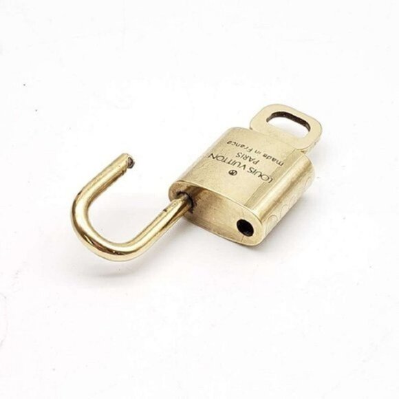 100% Authentic Louis Vuitton Gold Brash 1 Lock and 1 Key - Picture 5 of 10